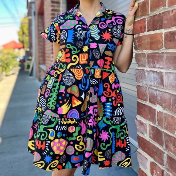 nooworks Dresses & Skirts - Nooworks NWT Eloise Party Mix dress size L dress with sleeves
